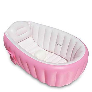 �m�� Inflatable Baby Bathtub,OIF Portable Kid Infant Toddler Thick Soft Cushion Air Swimming Pool Central Seat
