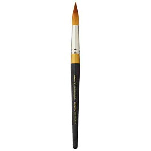 KingArt IWi S[h 9020 V[Y 9020-18Av~A A[eBXg uVAS[f TAKLON MAX EhTCY: 18 KingArt Original Gold 9020 Series 9020-18, Premium Artist Brush, Golden TAKLON MAX Round-Si