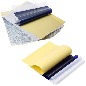 Boolavard Tattoo Transfer Paper - 30 Sheets, 8.5" x 11" Thermal Stencil Paper for Tattoos, Custom Designs, Water Resistant, Adults Boolavard Tattoo Transfer Paper - 30 Sheets, 8.5" x 11" Thermal Stencil Paper for