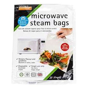 PLANIT PRODUCTS dqWpX`[obO 1 PLANIT PRODUCTS Microwave Steam Bags, 1 EA