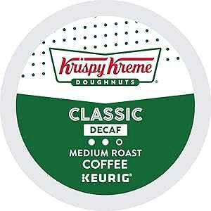 NXs[ N[ NVbN fJtF ~fBA [Xg R[q[ K Jbv (96 ) Krispy Kreme Classic Decaf Medium Roast Coffee K-Cups (96 Count)