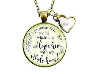 Gutsy Goodness 36 �C���` Mother-In-law �l�b�N���X I Promise To Love Him �M�t�g �ԉ� �E�F�f�B���O �W���G���[ Gutsy Goodness 36 Mother-In-Law Necklace I Promise To Love Him Gift Bride Wedding Jewelry