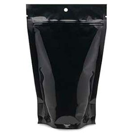 PouchWorth Black Mylar Stand Up Pouch 6"x9.5"x3.5" , Pack of 100