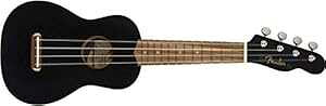Fender Venice Soprano Ukulele - Black