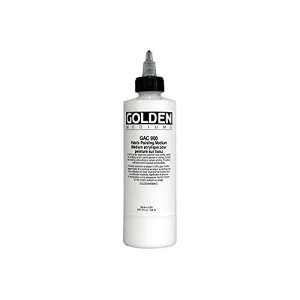 S[f AN |}[ GAC-900 (q[g Zbg) t@ubN yCeBO ~fBA - 32 IX W[ Golden Acrylic Polymer GAC-900 (Heat Set) Fabric ting Medium - 32 oz Jar