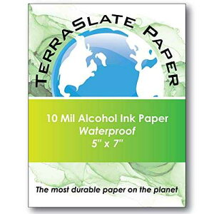 TerraSlate  10 ~ 5 C` x 7 C` AR[ CN A[g 25  TerraSlate Paper 10 Mil 5" x 7" Alcohol Ink Art Paper 25 Sheets