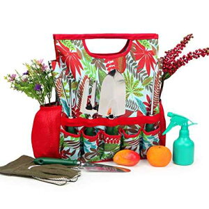 9 s[X K[f c[ Zbg ܂ƃJtȃg[gt - K[fjO nh c[ Lbg [obOt Bo-Toys 9-Piece Garden Tools Set with Gloves and Colorful Tote - Gardening Hand Tools Kit with Sto