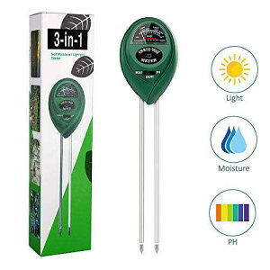 yPH[^[AAAPHeXgAbvO[h3-in-1\CeB[^[LbgAA_AŐAAAAOp̃K[fjOc[Lbg SURENSHY Soil PH Meter, Upgrade 3-in-1 So