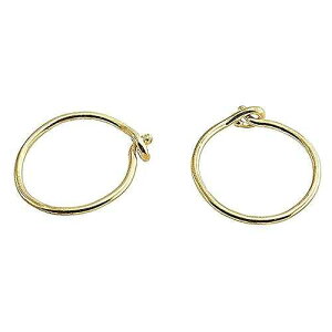 Fashion Art Jewelry Extra Thin 9mm Hoop Cartilage Piercing 14K Gold Filled for Small Tragus Helix Conch Earlobe Hoops (9mm x 22 gauge/Smooth)