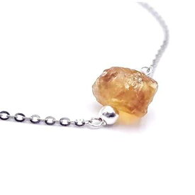 Natural raw gemstone necklace, sterling silver chain dainty necklace, Perfect gift for her, uniquelan jewelry CitrineSunstone (citrine) Natural raw gemstone necklace, sterling silver chain dainty necklace, Perfect gift f