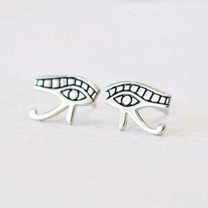 GWvg̃zX̖ڃX^bh sAX (X^[O Vo[ 925) Jamber Jewels Egyptian Eye of Horus Stud Earrings in Sterling Silver 925