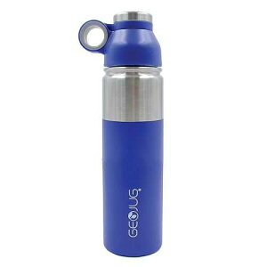 Brentwood Appliances G-1018BL GeoJug 18-Ounce Stainless Steel Vacuum-Insulated Water Bottle (Blue), One Size