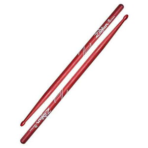 Zildjian 5B �i�C���� ���b�h �h�����X�e�B�b�N Zildjian 5B Nylon Red Drumsticks