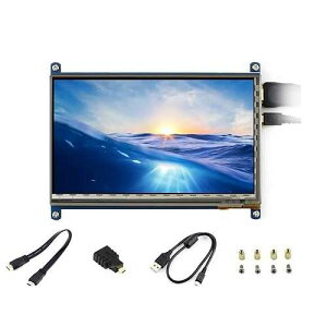 Waveshare 7 inch Capacitive Touch Screen IPS Display HDMI LCD Module 1024x600 Touchscreen for Raspberry Pi 4/3/2/1 Model B/B+/A+/BeagleBone Black/Banana Pi, Windows 10/8.1/8/7 Waveshare 7 inch Capacitive Touch Screen IPS Dis