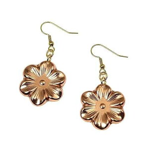 ̉Ԃ̓hbvCO John S. Brana Cherry Blossom Flower Copper Drop Earrings