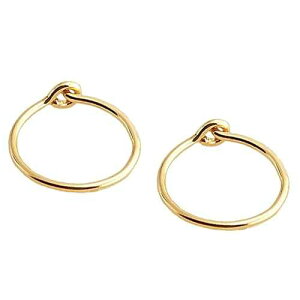 Fashion Art Jewelry 14K Gold Filled 10mm Smooth Small Tiny Thin Hoop Set Earrings Cartilage Nose Ring Piercing (10mm 22 gauge, 14K Gold filled Smooth)