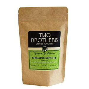 Two Brothers Coffee Roasters v~A eB[ RNV I[KjbN - O[ - 1/4|h Two Brothers Premium Teas Two Brothers Coffee Roasters Premium Tea Collection Organic Sencha - Green- 1/4lb