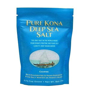 sA Ri [C e/OC_[ lߑւp 6IX obO - sAŃv~A - 100% nCA Ri[C Kona Sea Salt Pure Kona Deep Sea Salt Coarse/Grinder Refill 6oz. Bag - Pure and Premium 100% Hawa
