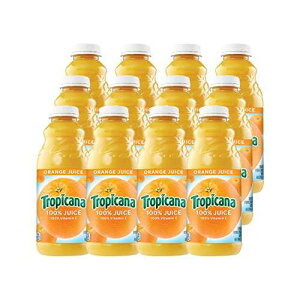 gsJ[i IW W[XA32 IX̃{gA12 { Tropicana Orange Juice, 32 oz Bottles, 12 Count