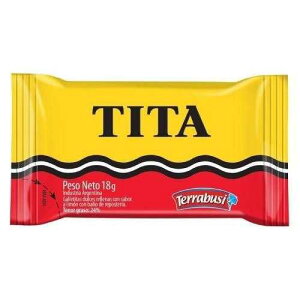 Terrabusi TITA Galletitas de Chocolate - 10 pbNBRellenas con Sabor a Limon 18 grBc/uB Terrabusi TITA Galletitas de Chocolate- PACK of 10. Rellenas con Sabor a Limon 18 gr. c/u.