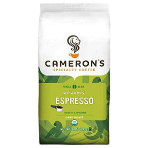 Cameron's Coffee [XgSAI[KjbN GXvb\A28 IX Cameron's Coffee Roasted Whole Bean, Organic Espresso, 28 Oz