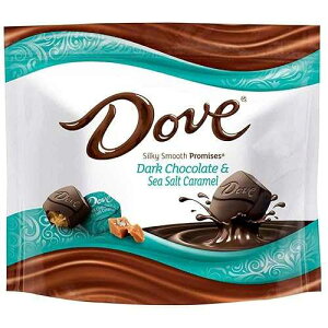 Dove Promises Dark Chocolate Sea Salt Caramel Candy, 7.61 Ounce Stand Up Pouch -- 8 per case.