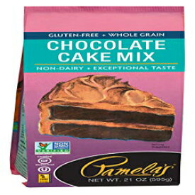 Pamela's Products グルテンフリーケーキミックス、チョコレート、21オンスパッケージ (6個パック) Pamela's Products Gluten Free Cake Mix, Chocolate, 21-Ounce Packages (Pack of 6)