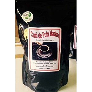 Cafe de Puta Madre - プエルトリコ、アジュンタス産 100% アラビカ種コーヒー豆 - 限定生産 プレミアム品質のプエルトリココーヒー (9オンス豆) Cafe de Puta Madre - 100% Arabica Coffee Beans from Adjuntas, Puerto R