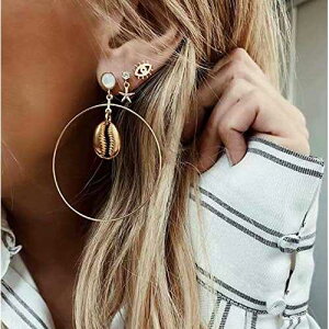�V���v���X�[�c�C���t�@�b�V�����^�b�Z��Amazon��p3�_�Z�b�g�C�������O�g�ݍ��킹 Angelastore women earrings Simple Suit Temperament Fashion Tassel Amazon Dedicated 3 Piece Set Earrings Combination
