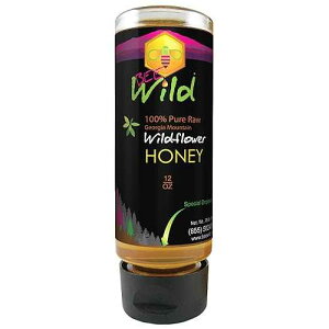 Bee Wild (I[KjbN}EeY) 100% ȖIACht[A12 IX Bee Wild (formerly Organic Mountains) 100% Pure Honey, Wildflower, 12 Ounce