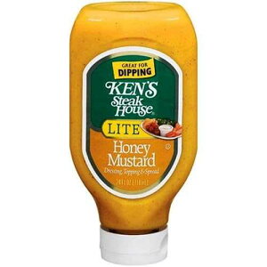 24 IX XNC[Yu {g - PY Xe[LnEX Cg nj[ }X^[h Kens 24 oz Squeezable Bottle - Ken's Steak House LITE Honey Mustard