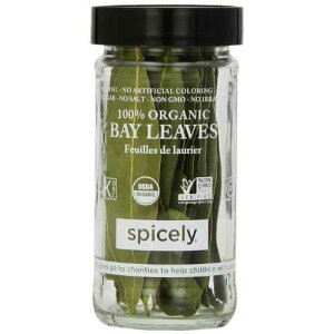 XpCV[ȃI[KjbNj̗tA0.09 IX (6 pbN) Spicely Organic Bay Leaves, 0.09 Ounce (Pack of 6)