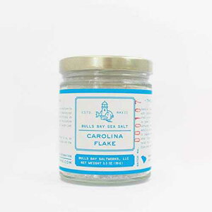 Bulls Bay Saltworks - JCi t[N V[ \g (3.5 IX) Bulls Bay Saltworks - Carolina Flake Sea Salt (3.5 oz)
