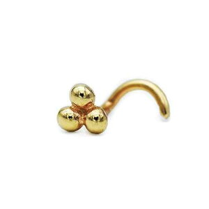 X[hbgm[YX^bh^Cj[sAXlW 14k \bhS[h 20 OsAXX^bh􉽊wIȃnhChWG[ DIA Three Dots Nose Stud Tiny Piercing Screw 14k SOLID GOLD 20g Piercing Studs