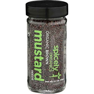 SpicelyA}X^[hV[huEI[KjbNA2.4IX Spicely, Mustard Seed Brown Organic, 2.4 Ounce
