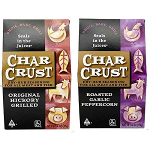 `[NXghCuV[YjO ? IWiqbR[Oу[XgK[bNybp[R[ (4IX) 2pbN Char Crust Dry Rub Seasoning Original Hickory Grilled and Roasted Garlic Pe