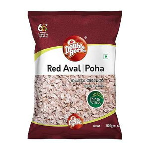 Double Horse Organic Red Aval 500Grams Organic Red Rice Poha Red Rice Avul Export Quality