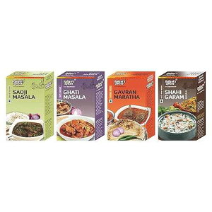 Pallavi's Spices Pallavi's Spice Authentic Indian Spices Saoji Masala, Ghati Masala, Gavran Maratha and Shahi Garam Masala, 100 Grams of Each Spice (Combo of 4)