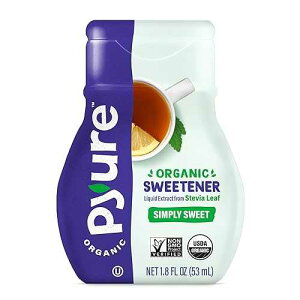 Pyure I[KjbNt̃XerAoÖAVv[XC[gA֕iA200 HeA1.8 FlBIYB(6) Pyure Organic Liquid Stevia Extract Sweetener, Simply Sweet, Sugar Substitute, 200 Servingsper Con