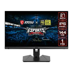 MSI t HD Q[~O RGB mOAzx[ 1ms 1920 x 1080 144Hz tbV [g\A[ FreeSync 27 C` IPS Q[~O j^[ (Optix MAG274R)AubN MSI Full HD Gaming RGB N