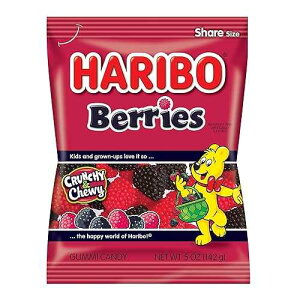 ??? ?? ??, ?? ?? ??, 141?? ?? ??? ?? (12? ?) ??? ???? ???, ??? ??? ??, ?? & ?? ?? ?? ? HARIBO Gummi Candy, Berries Gummy Candy, 5 Ounce Share Size Bags (Pack