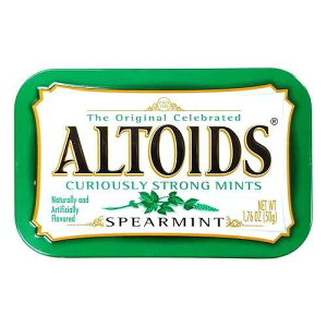 Altoids Spearmint Mints Single Pack, 1.76 Oz