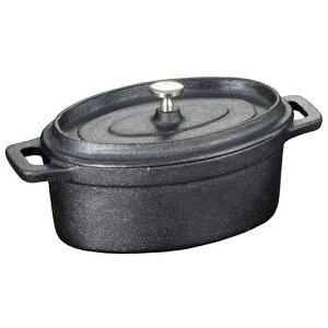 American Metalcraft CIPOV6040 Sȉ~`LZ[ƃ|bgA 7.5 C` x  4 C`AubN American Metalcraft CIPOV6040 Cast Iron Oval Casseroles and Pots, 7.5" Length x 4" Width, Black