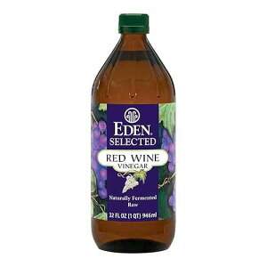 Eden Organic Red Wine Vinegar, 32 fl oz, Raw, Amber Glass Eden Organic Red Wine Vinegar, 32 fl oz, Raw, Amber Glass