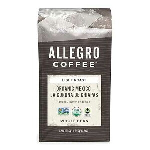 Allegro CoffeeAR[q[LVRSI[KjbNA12IX Allegro Coffee, Coffee Mexico Whole Bean Organic, 12 Ounce