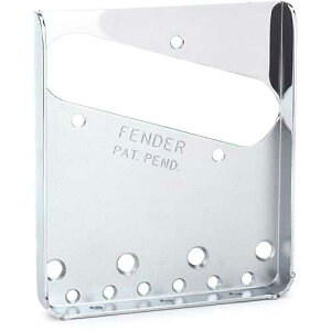 Fender American Vintage 3-サドル テレキャスター ブリッジ プレート、クローム Fender American Vintage 3-Saddle Telecaster Bridge Plate, Chrome