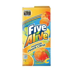 t@Cu ACu pbV s[` VgXA1 bg/33.8 flBIXAW[X{bNXA{Ji_A} Minute Maid Five Alive Passionate Peach Citrus, 1 Litre/33.8 fl. oz., Juice Box, {Imported from Canad