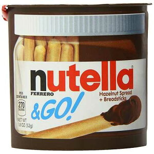 Nutella Ferrero Go w[[ibc XvbhƃubhXeBbNA12 pbN - 22 IX Nutella Ferrero Go Hazelnut Spread and Breadsticks, 12 packs- 22 Ounce