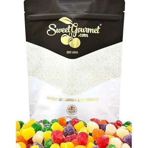 SweetGourmet Spice Drops Candy, Old-Fashioned Gumdrops, 6 Flavors Jelly Candy, 1 Pound SweetGourmet Spice Drops Candy, Old-Fashioned Gumdrops, 6 Flavors Jelly Candy, 1 Pound