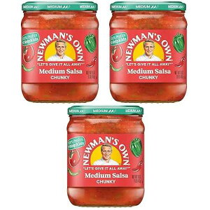 Newman's Own �~�f�B�A�� �T���T�A16 �I���X�A3 ���� Newman's Own Newman's Own Medium Salsa, 16 oz, 3 pk by Newman's Own
